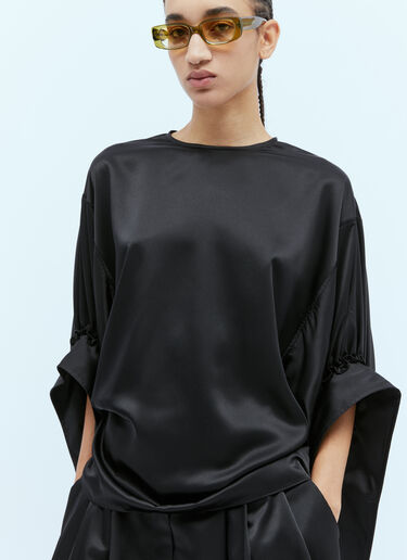 JW Anderson Tab Sleeve Top Black jwa0254002