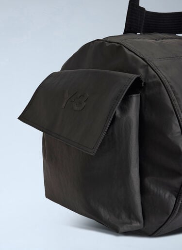 Y-3 Logo Motif Duffle Bag Black yyy0364005