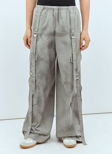 Acne Studios 가먼트 다이드 카고 팬츠 그레이 acn0158003