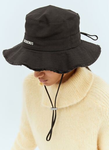 Jacquemus Le Bob Artichaut Hat Black jac0351004