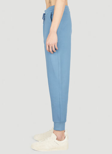 Y-3 Logo Print Track Pants Blue yyy0152009