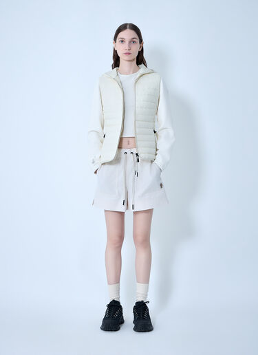 Moncler Grenoble Drawstring Shorts White mog0264006