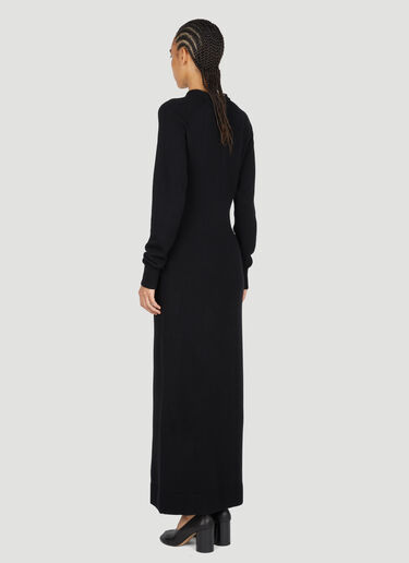 Link-Chain Knitted Dress Rabanne Link-Chain Knitted Dress Black pac0253031