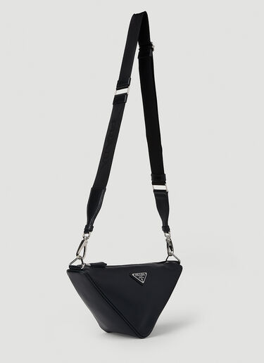 Prada 트라이앵글 크로스바디 백 블랙 pra0152062