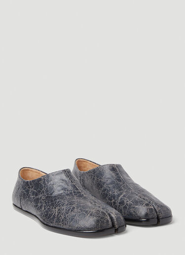 크랙트 타비 플랫 슈즈 Maison Margiela 크랙트 타비 플랫 슈즈 블랙 mla0151026