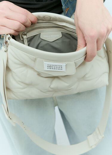 Maison Margiela 스몰 글램 슬램 클래식 크로스바디 백 그레이 mla0154019