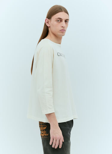 CIRCLE HERITAGE Thermal Long-Sleeve T-Shirt White che0155001