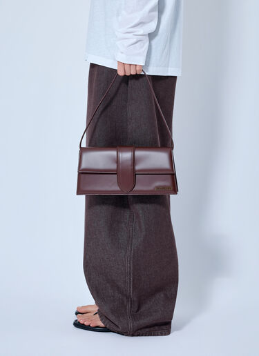 Jacquemus 르 밤비노 롱 숄더백 브라운 jac0266058