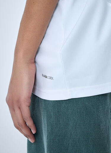 LUEDER Shirred Football T-Shirt White ldr0364009