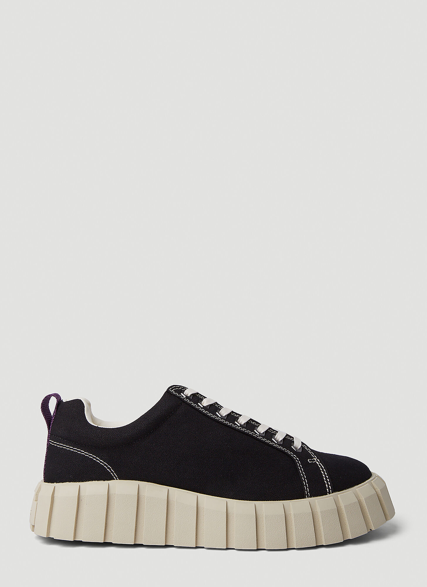 Shop Eytys Odessa Canvas Sneakers In Black