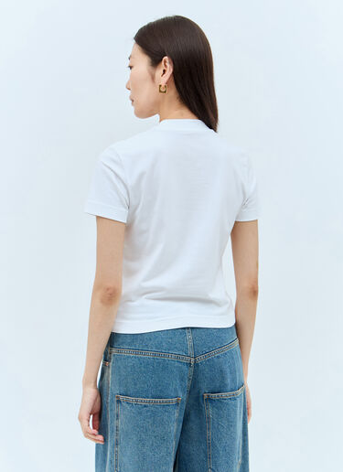 Jacquemus Le T-Shirt Gros Grain White jac0258015
