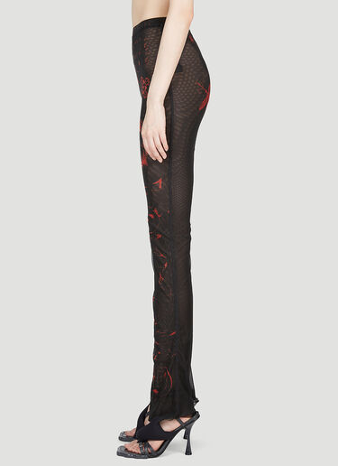 Ottolinger Graphic Mesh Pants Black ott0253004