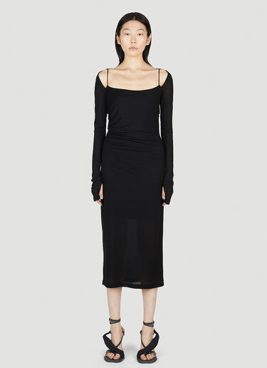 Helmut Lang Scala Dress Black hlm0252004