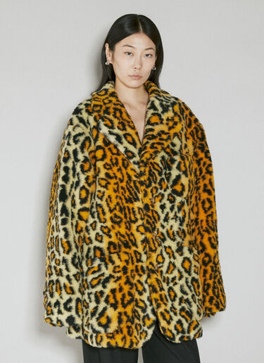 Wittgenstein レオパードコート Vivienne Westwood Wittgenstein レオパードコート イエロー vvw0254012