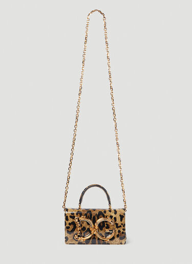 Dolce & Gabbana DGガールズ ミニハンドバッグ ブラウン dol0254016