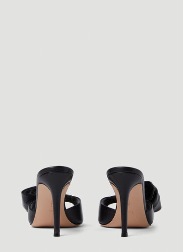 Gianvito Rossi 리본 하이힐 뮬 블랙 gia0253006