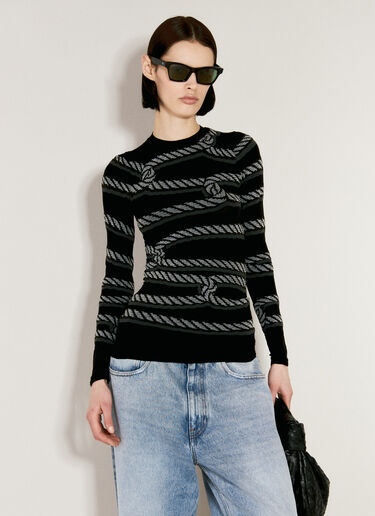 Eytys Emery 长袖上衣 黑色 eyt0256004
