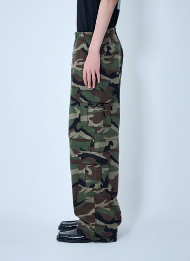 VETEMENTS Camo Cargo Pants Green vet0164008