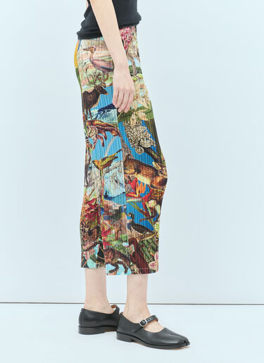 Pleats Please Issey Miyake Aurora Jungle Pleated Pants Multicolour plp0255012