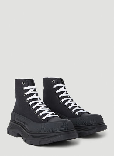 Alexander McQueen Tread Slick 靴子 黑色 amq0145054