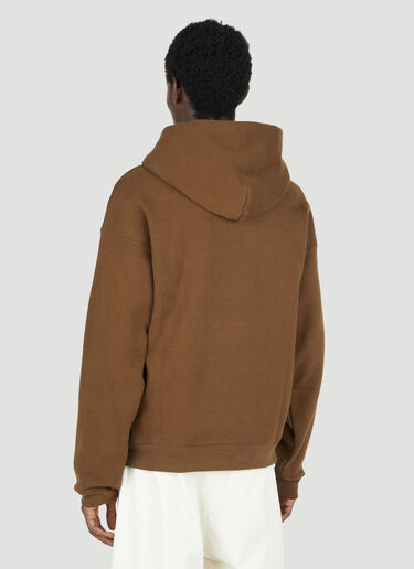 Cotton Hooded Sweatshirt Lemaire Cotton Hooded Sweatshirt Brown lem0154006