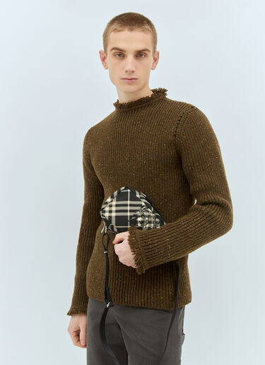 Burberry Check Phone Bag Black bur0158012