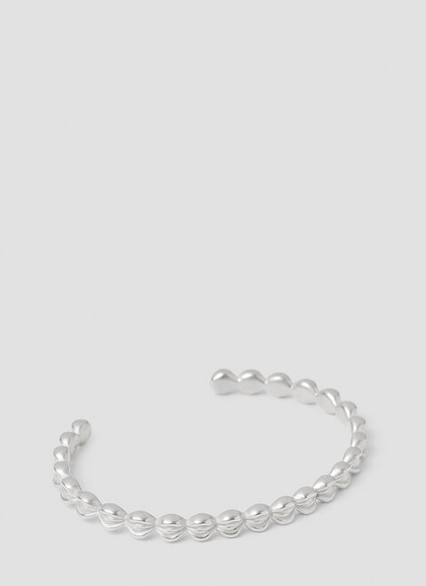 Balenciaga Timeless Cuff Bracelet Black bal0251135