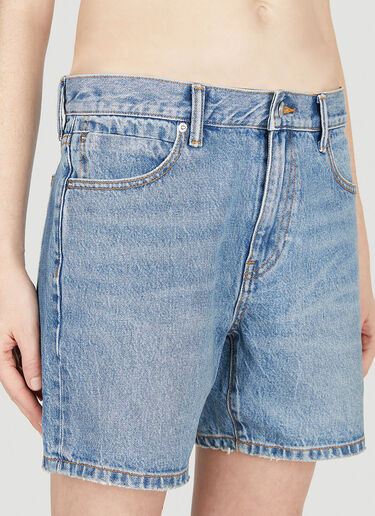 Alexander Wang Boyfriend Denim Shorts Blue awg0251034