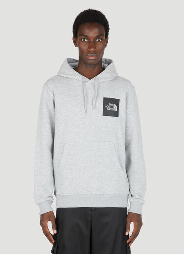 The North Face Logo Print Hooded Sweatshirt Grey tnf0154005