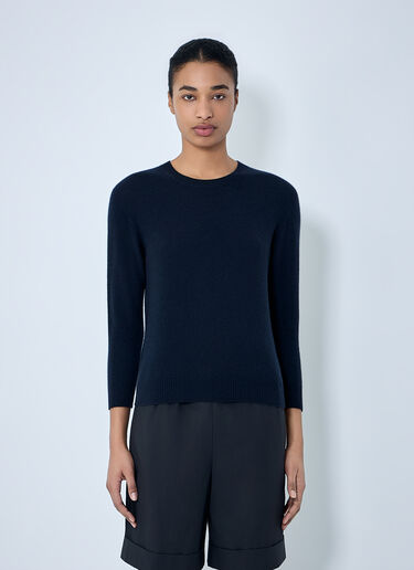 Noler Cashmere Sweater The Row Noler Cashmere Sweater Navy row0264063