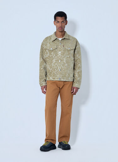 Junya Watanabe Patterned Denim Jacket Beige jwn0164001