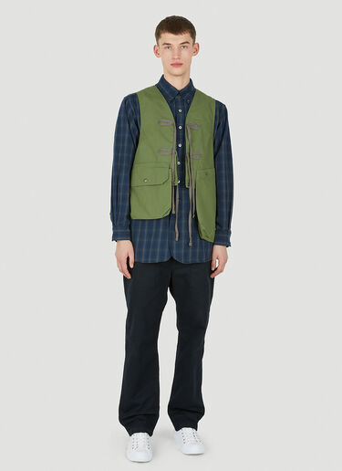 Engineered Garments カゴールシャツ ブルー egg0150005
