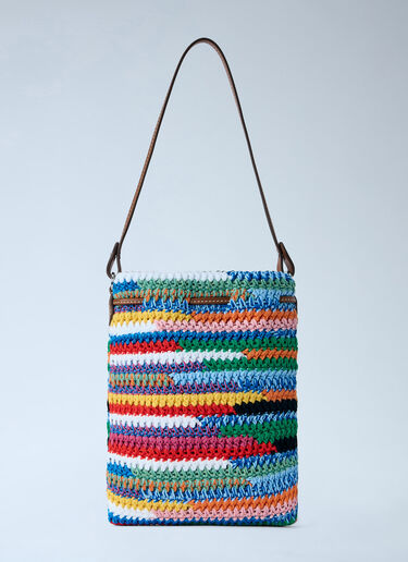 LN-CC® - Miu Miu: Crochet Pouch Bag - Multicolor Miu Miu Crochet Pouch Bag Multicolor miu0264211