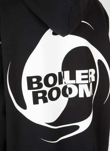 Boiler Room Motion フード付きスウェットシャツ ブラック bor0348010