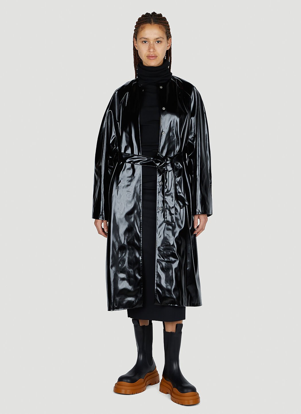 Acne belted coat outlet