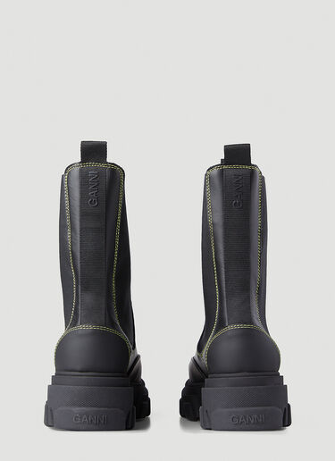 GANNI Leather Chelsea Boots Black gan0246036