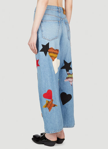 Marni Patchwork Cropped Jeans Denim mni0253033