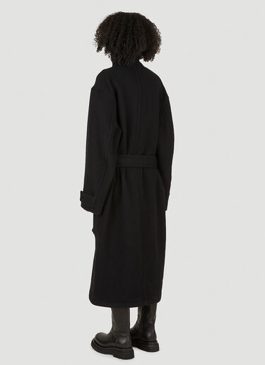 Lemaire Wrap Coat Black lem0250001