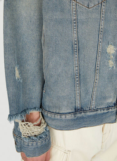 Distressed Denim Jacket Acne Studios Distressed Denim Jacket Blue acn0351017