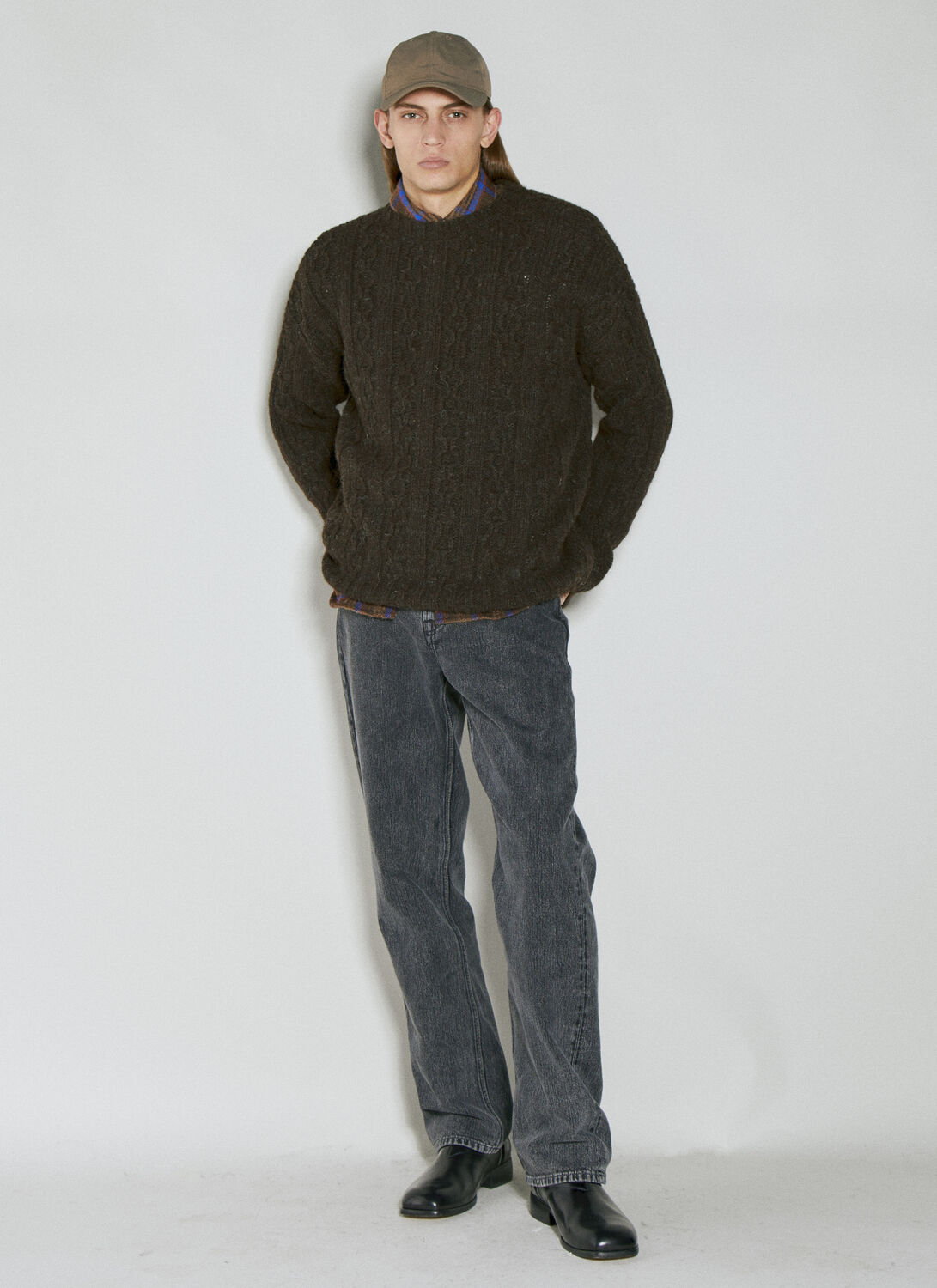 Our Legacy Toddler Popover Knit Sweater In Brown