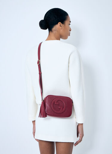 Gucci Quilted Blondie Small Shoulder Bag Red guc0258025