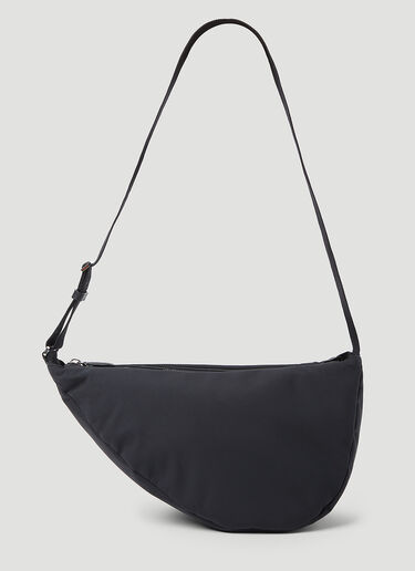 The Row Slouchy Banana Crossbody Bag Black row0154012