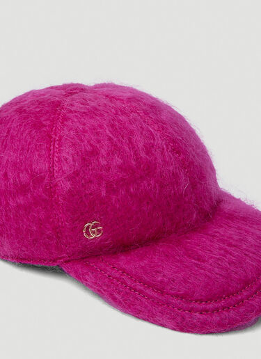 Gucci Mohair Baseball Hat Pink guc0251147