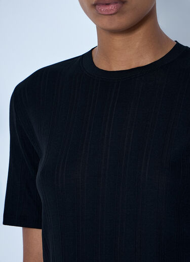 LN-CC® - The Row: Etina T-Shirt - Black The Row Etina T-Shirt Black row0265017