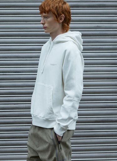 Massimo Osti Studio Logo Hooded Sweatshirt White mao0158033