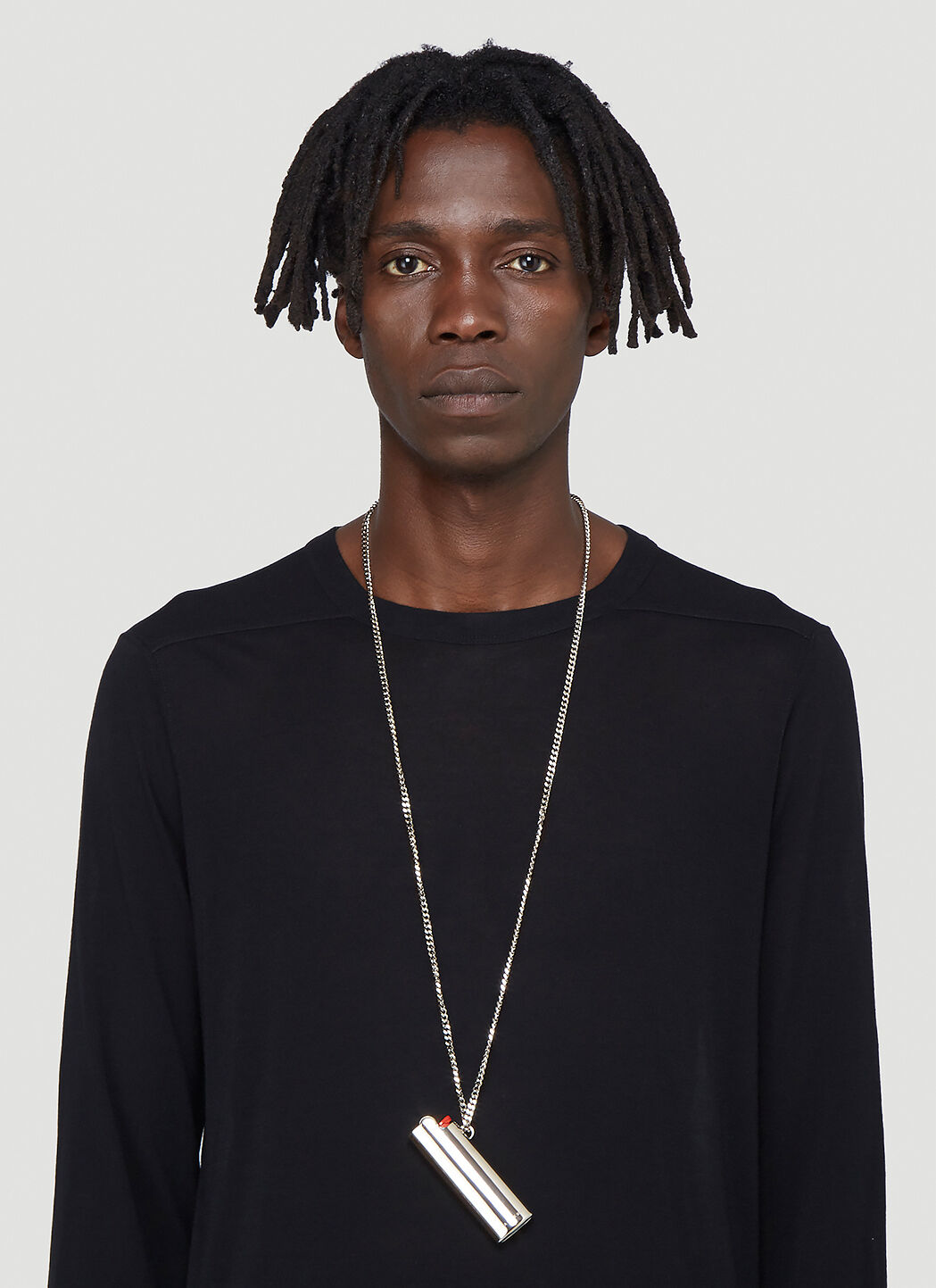 Lighter Case Necklace in Silver | LN-CC
