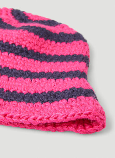 Stüssy Swirl Knit Bucket Hat Pink sts0152031