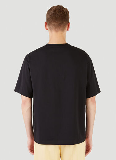 Acne Studios 페이스 패치 티셔츠 블랙 acn0145035