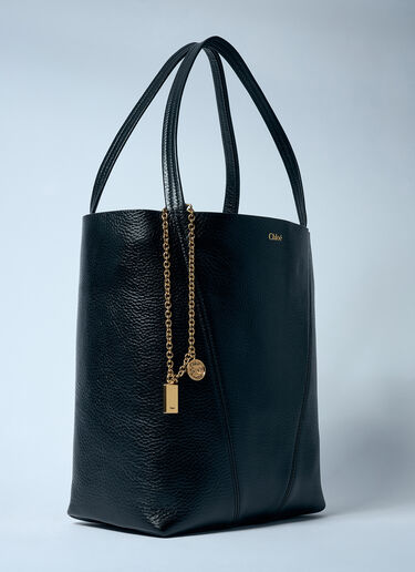 Chloé Spin Tote Bag Black chl0259035