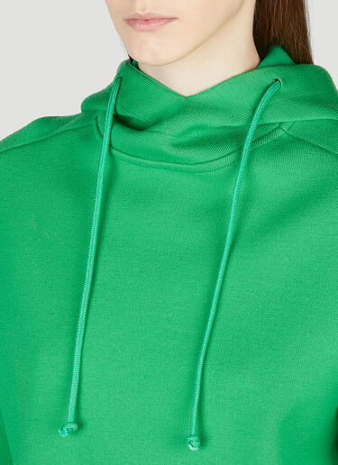 Bottega Veneta Minimal Hooded Sweatshirt Green bov0249095